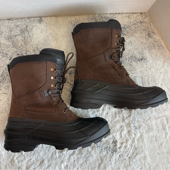 Kamik Nation Wide Insulated Waterproof Pac Boots for Men US Size 14